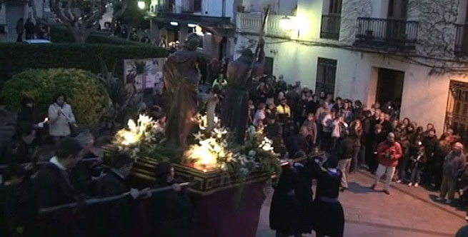 <h3>Processó Divendres Sant </h3>20:30 Processó pels carrers del poble. Meditarem persanatges de la Passió

